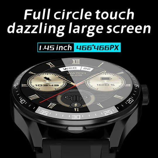 GTS 5 2-in-1 Smart Watch & Wireless Earbuds Smart Fitness Meets Seamless Sound