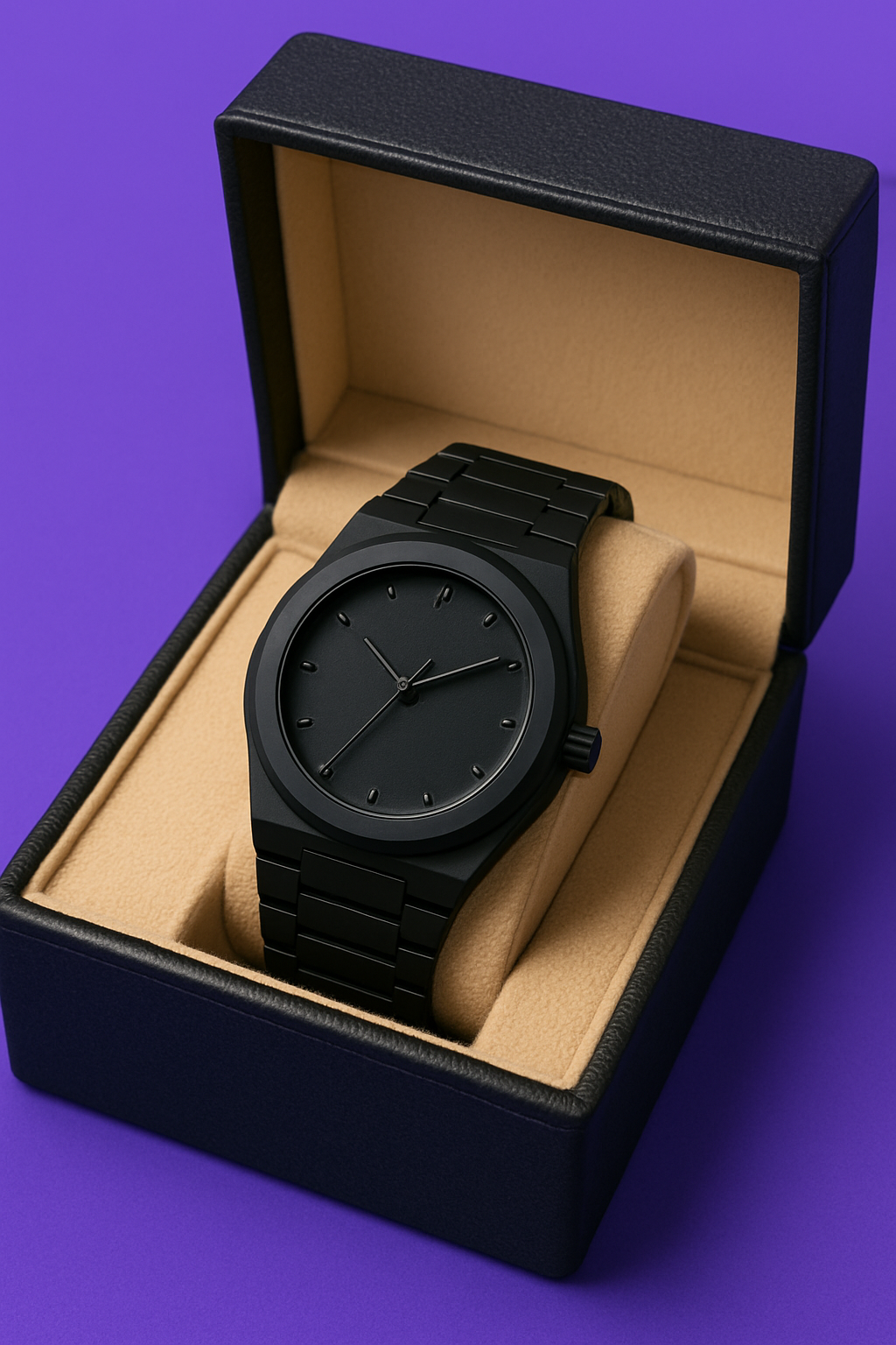Elegant Stainless Steel Arabic Numeral Watch – Timeless Style with Classic Design