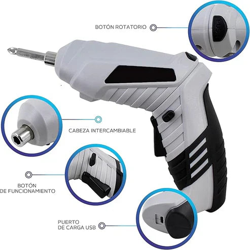 Portable Cordless Drill & Screw Kit Compact Power in Your Hands