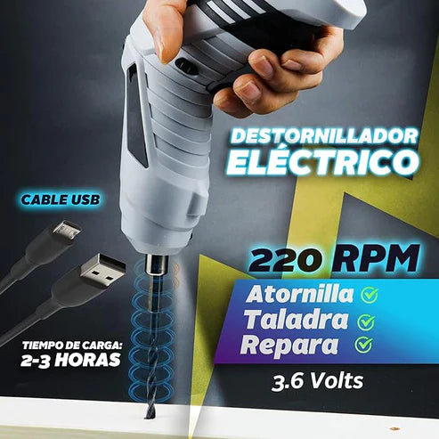 Portable Cordless Drill & Screw Kit Compact Power in Your Hands