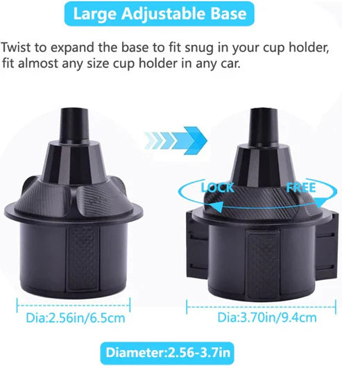 Cup Holder Food Tray Eat & Drink Comfortably On the Go