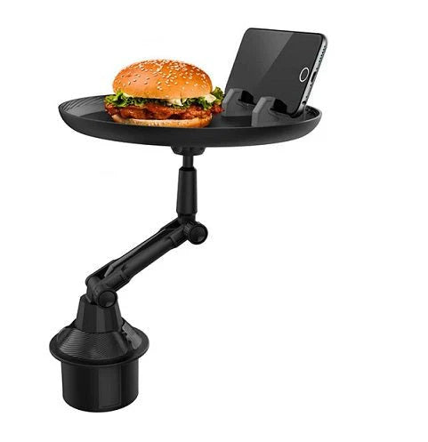 Cup Holder Food Tray Eat & Drink Comfortably On the Go