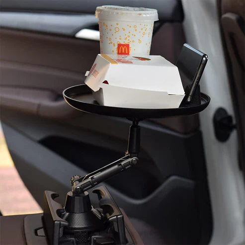 Cup Holder Food Tray Eat & Drink Comfortably On the Go