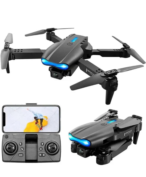 E99 Foldable Drone 4K HD Camera, Easy Control & Real-Time Aerial View