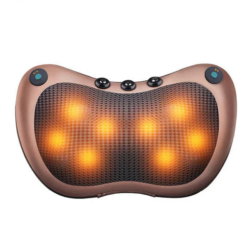Electric Neck & Body Massage Pillow  Deep Kneading Relief for Home, Office & Travel