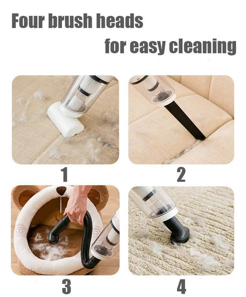 Electric Pet Hair Remover Powerful Cat & Dog Hair Absorber for Furniture, Carpet & Clothes
