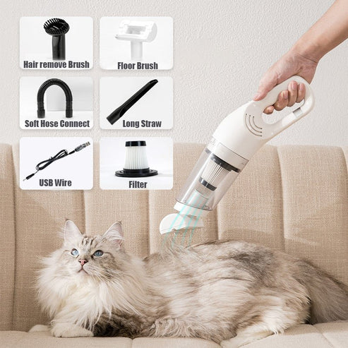 Electric Pet Hair Remover Powerful Cat & Dog Hair Absorber for Furniture, Carpet & Clothes