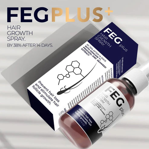 FEG Plus Hair Growth Spray Boost Regrowth Stop Hair Fall & Restore Confidence