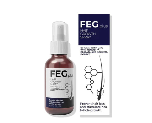FEG Plus Hair Growth Spray Boost Regrowth Stop Hair Fall & Restore Confidence