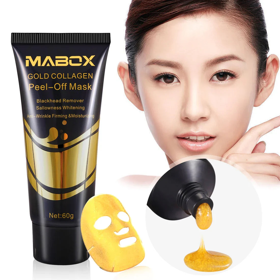 MABOX Gold Collagen Peel-Off Face Mask