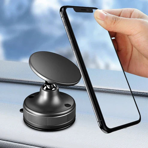 Hepu Suction Cup Magnetic Phone Holder No Slips, Just Grip