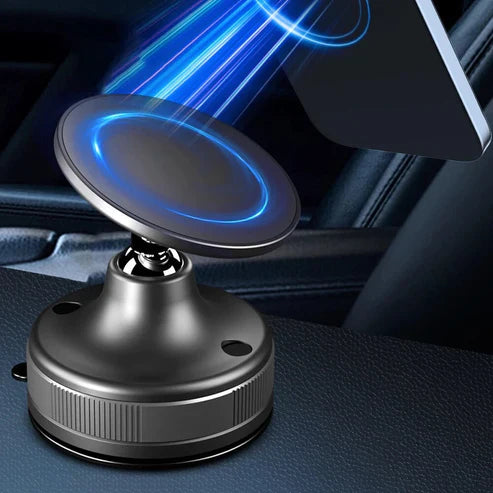 Hepu Suction Cup Magnetic Phone Holder No Slips, Just Grip