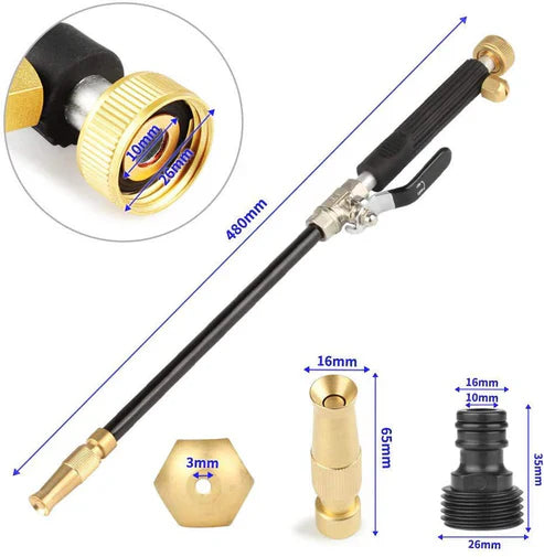 High Pressure Water Gun Adjustable Nozzle for Car Wash & Garden Use