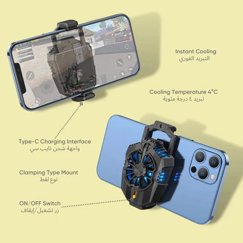 Hoco High-Speed Mobile Cooler Powerful Heat Control for Pro Gamers