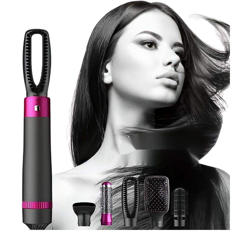 5 in 1 Hot Air Brush Hair Dryer, Volumizer & Styler for Salon-Quality Results at Home