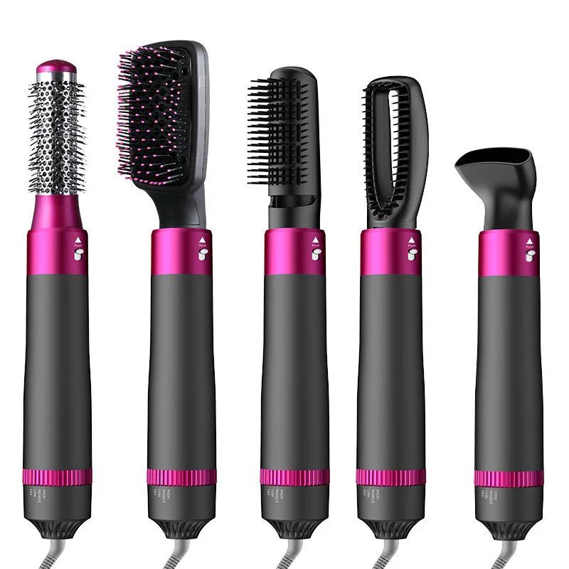 5 in 1 Hot Air Brush Hair Dryer, Volumizer & Styler for Salon-Quality Results at Home