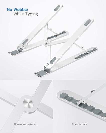 Nulaxy Adjustable Laptop Stand – Elevate Comfort, Boost Efficiency