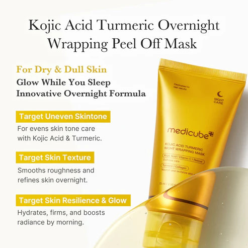 Medicube Skin Brightening Night Mask with Kojic Acid & Turmeric