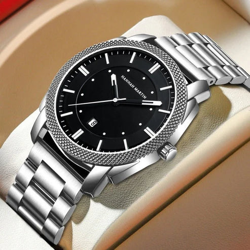 Men’s Stainless Steel Waterproof Watch – Stylish, Durable & Reliable