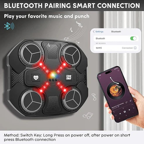 Musical Boxing Toy for Kids Fun Workout with Lights & Beats
