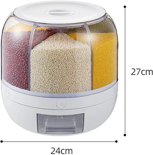 Smart Rotating Food Dispenser Save Space & Keep Your Kitchen Neat in Style