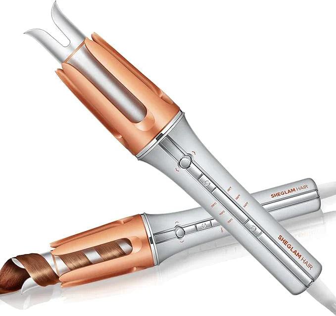 SHEGLAM Smart Curling Tool Effortless Curls with One Touch for Glam Looks