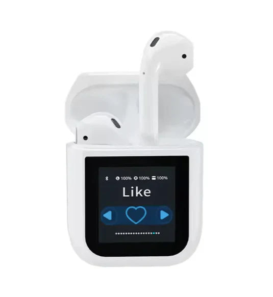 Smart TWS Earbuds with LED Charging Case Crystal Clear Audio & Auto Pairing
