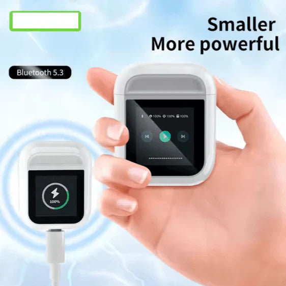 Smart TWS Earbuds with LED Charging Case Crystal Clear Audio & Auto Pairing