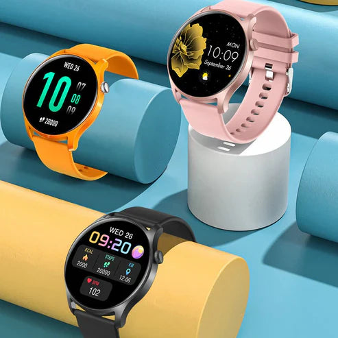 Smart Bluetooth Health Watch Track Heart Rate, BP & Stay Connected in Style
