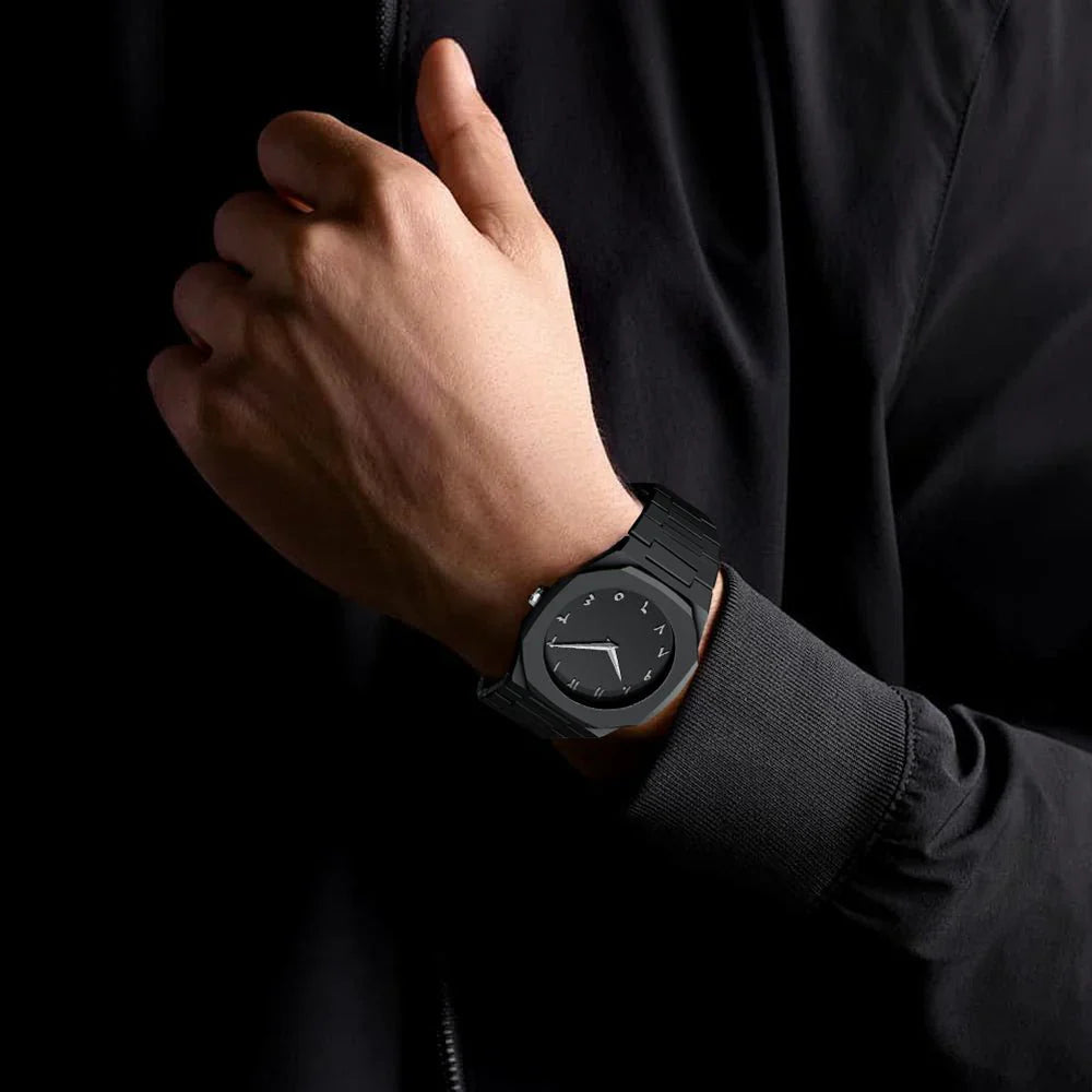 Elegant Stainless Steel Arabic Numeral Watch – Timeless Style with Classic Design