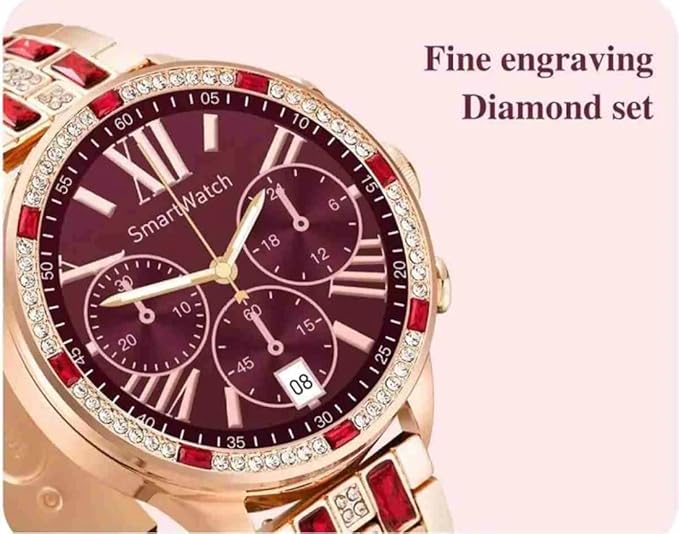 Stainless Steel Smart Watch Stylish Design with Smart Features for Everyday Use