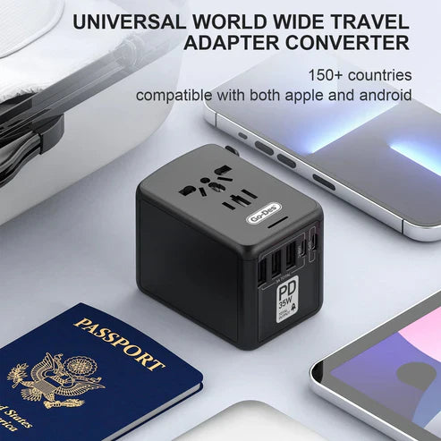 Universal World Travel Adapter All-in-One Charger for Global Trips